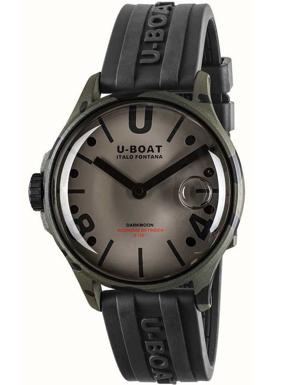 U-Boat 9551 Darkmoon Grey Camouflage men's watch 40mm 5ATM