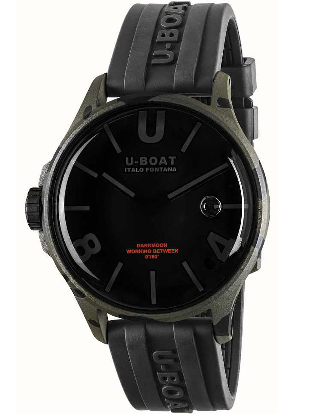 U-Boat 9553 Darkmoon Grey Camouflage men's watch 44mm 5ATM