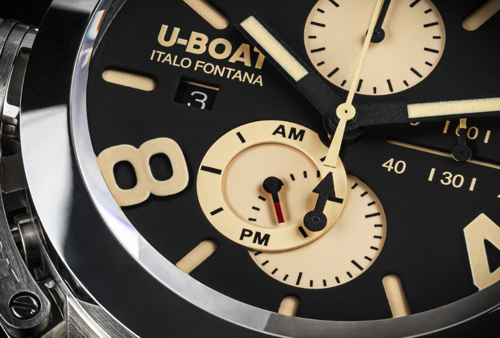 U-Boat 9567 Classico 45 mm Tungsteno CAS 1 men's watch 10ATM