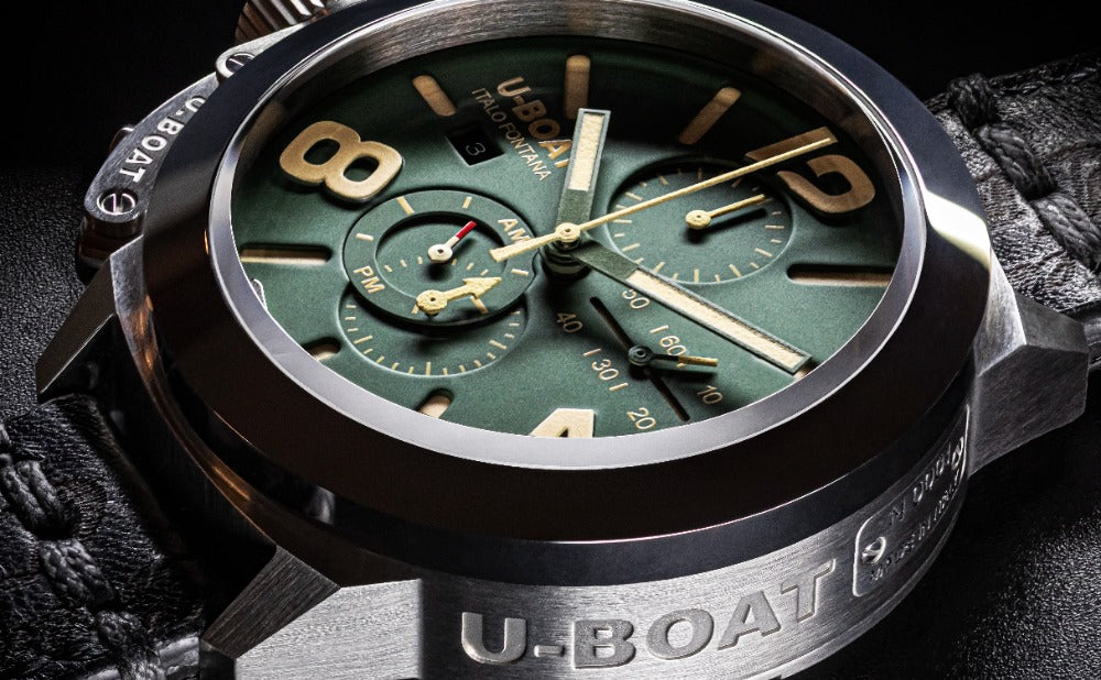 U-Boat 9581 Classico 45 mm Tungsteno CAS Green men's watch 10ATM