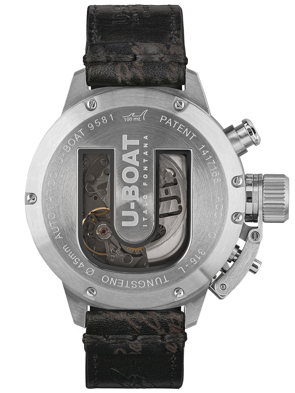 U-Boat 9581 Classico 45 mm Tungsteno CAS Green men's watch 10ATM