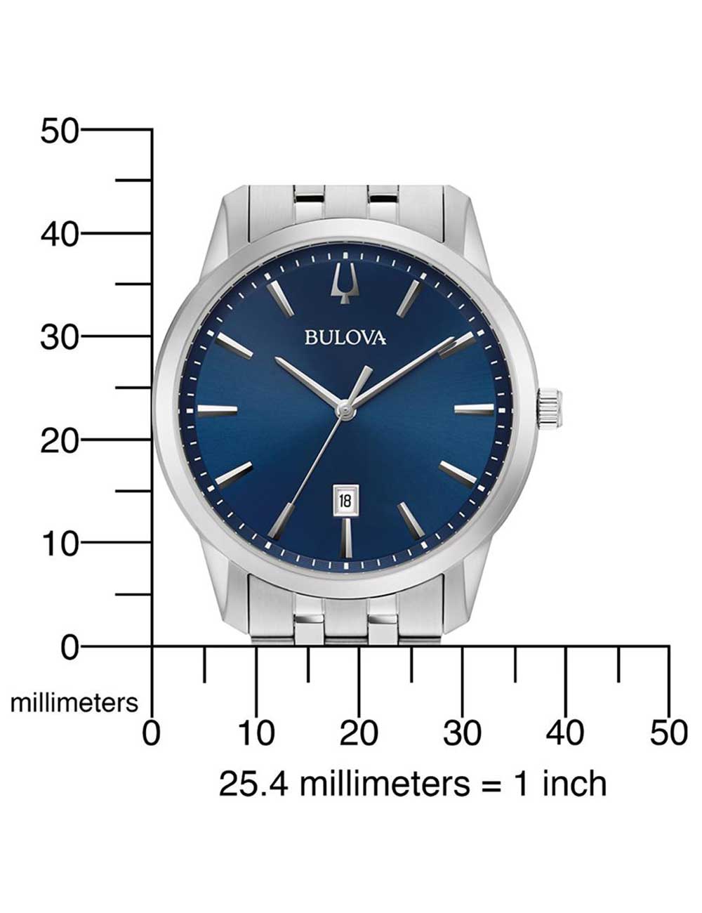 Bulova 96B338 men's watch Sutton 40mm 3ATM