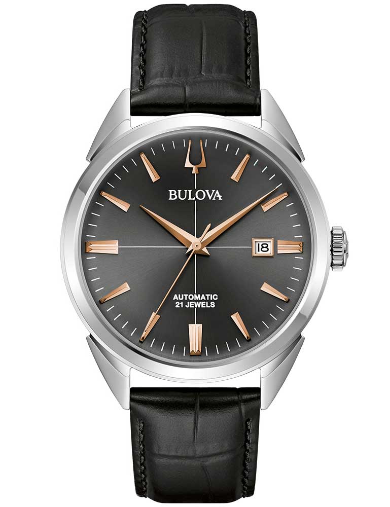 Bulova 96B422 men's watch Sutton Automatic 41.5mm 3ATM