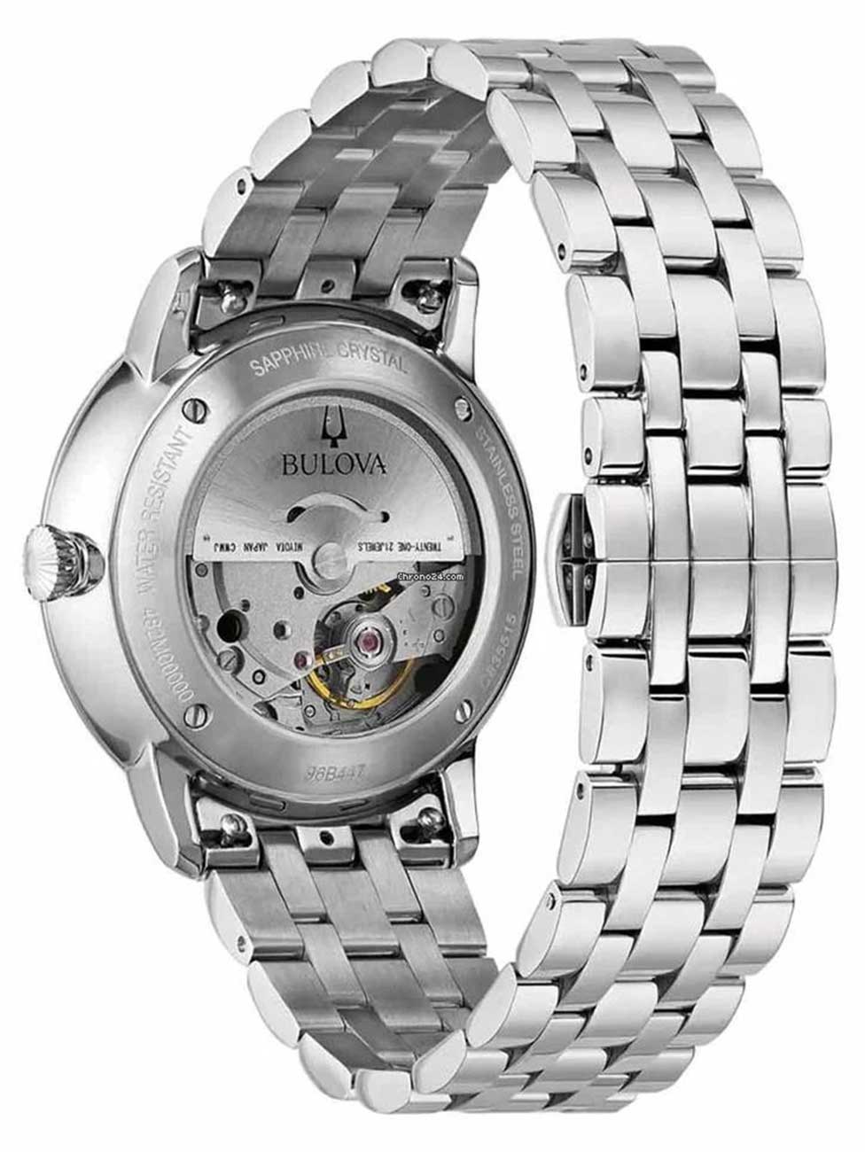 Bulova 96B447 men's watch Hudson Automatic 39mm 3ATM
