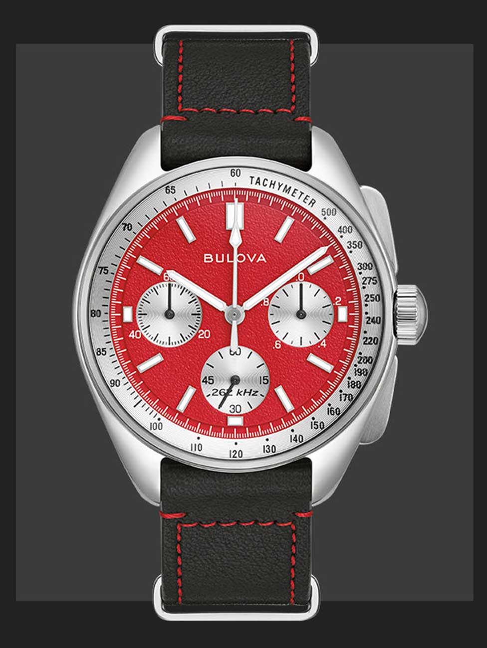 Bulova 96K115 men's watch Lunar Pilot Chronograph Special Set 43mm 5ATM