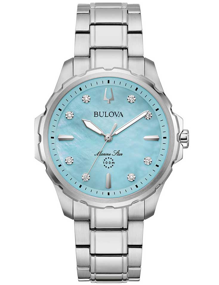 Bulova 96P248 women's watch Marine Star 38mm 10ATM