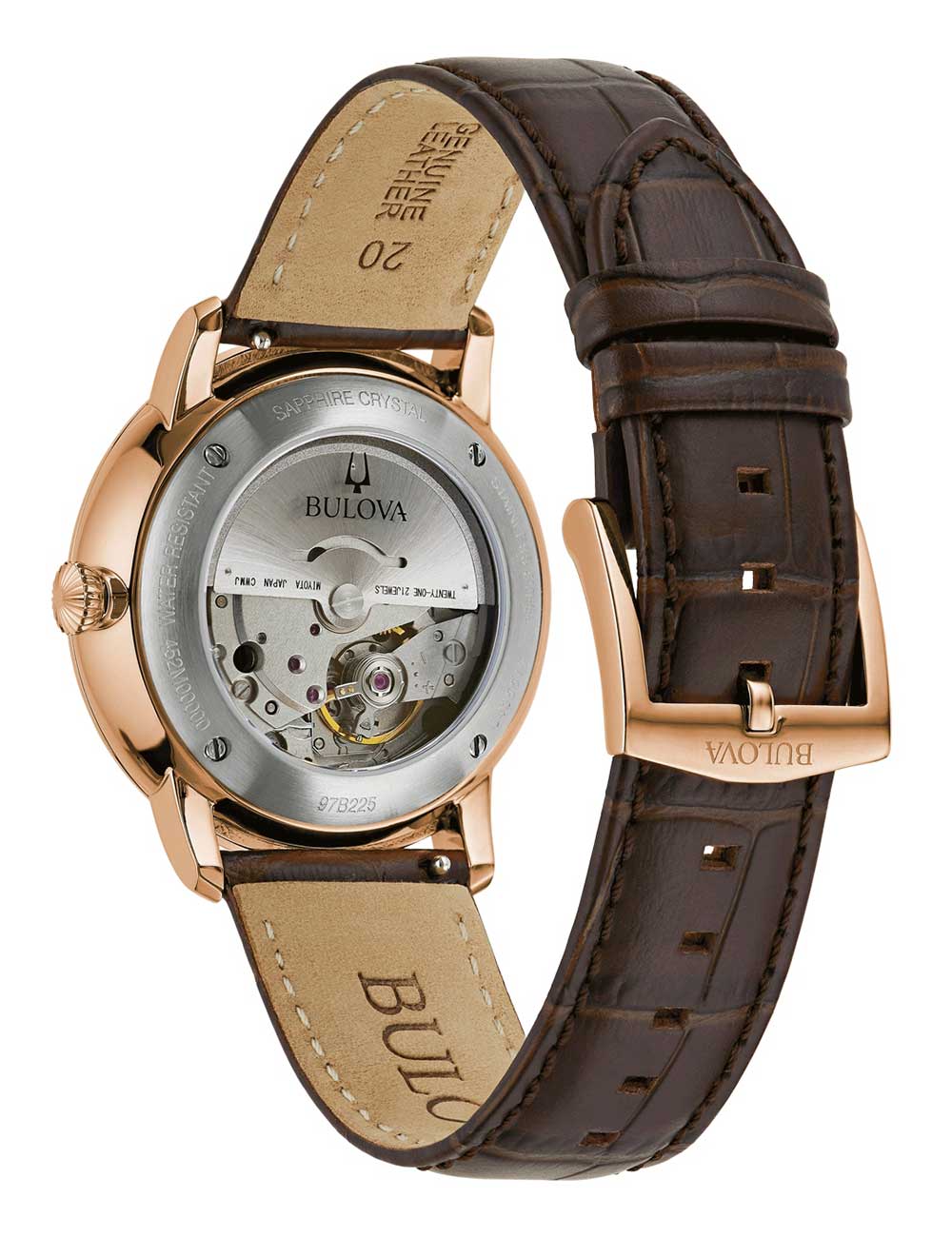 Bulova 97B225 men's watch Hudson Automatic 39mm 3ATM
