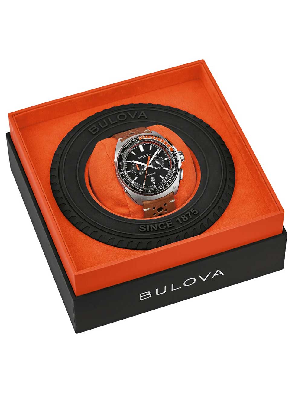 Bulova 98B427 men's watch Racer Chronograph 42mm 10ATM
