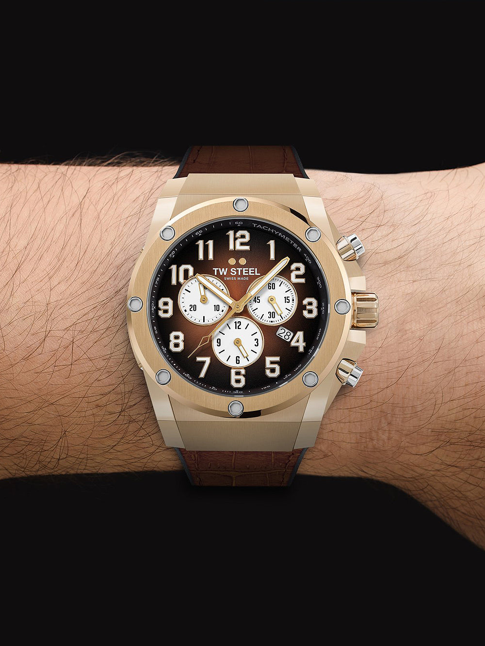 TW-Steel ACE132 ACE Genesis Chronograph limited edition men's watch 44mm 20ATM