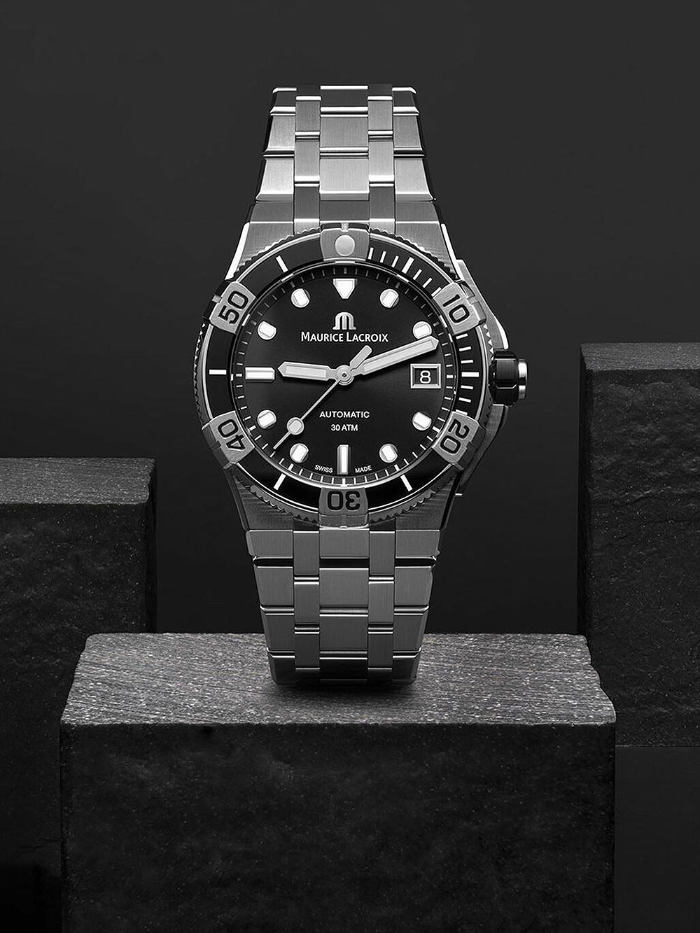 Maurice Lacroix AI6057-SSL2F-330-A Aikon Automatic Venturer men's watch 38mm 30ATM