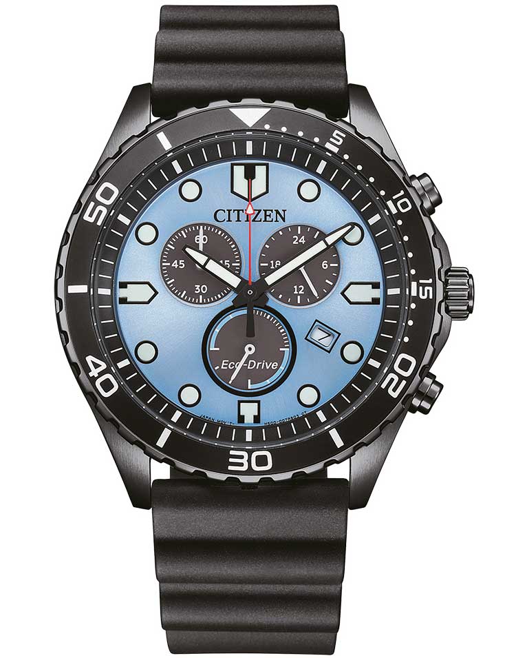 Citizen AT2567-18L men's watch Eco-Drive Chronograph 43mm 10ATM