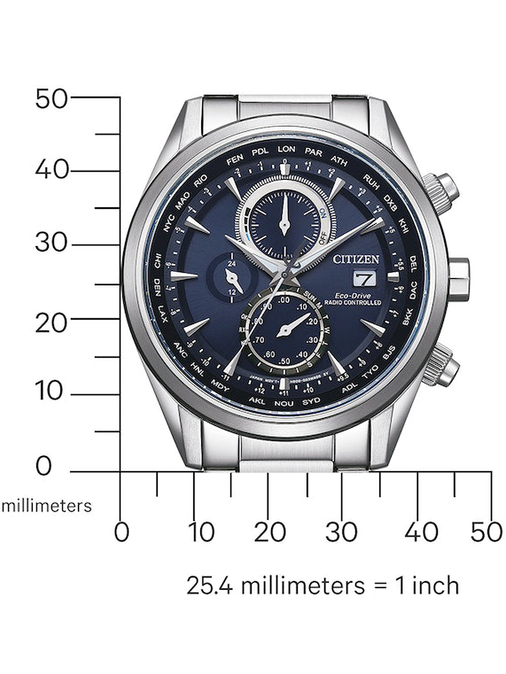 Citizen AT8260-85L Eco-Drive Chronograph Men's Watch Radio Controlled Watch