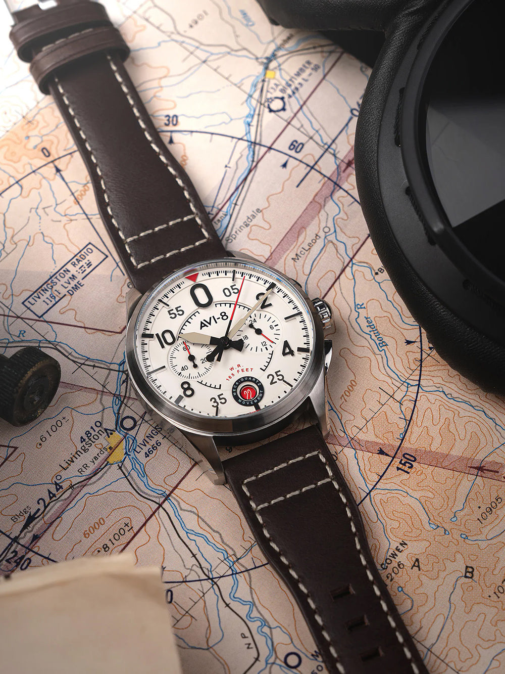 AVI-8 AV-4089-05 men's watch Spitfire Lock Chronograph 42mm 5ATM