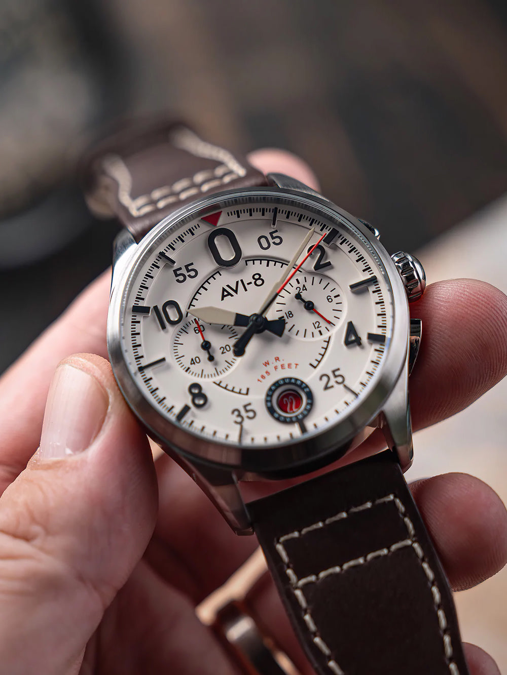 AVI-8 AV-4089-05 men's watch Spitfire Lock Chronograph 42mm 5ATM