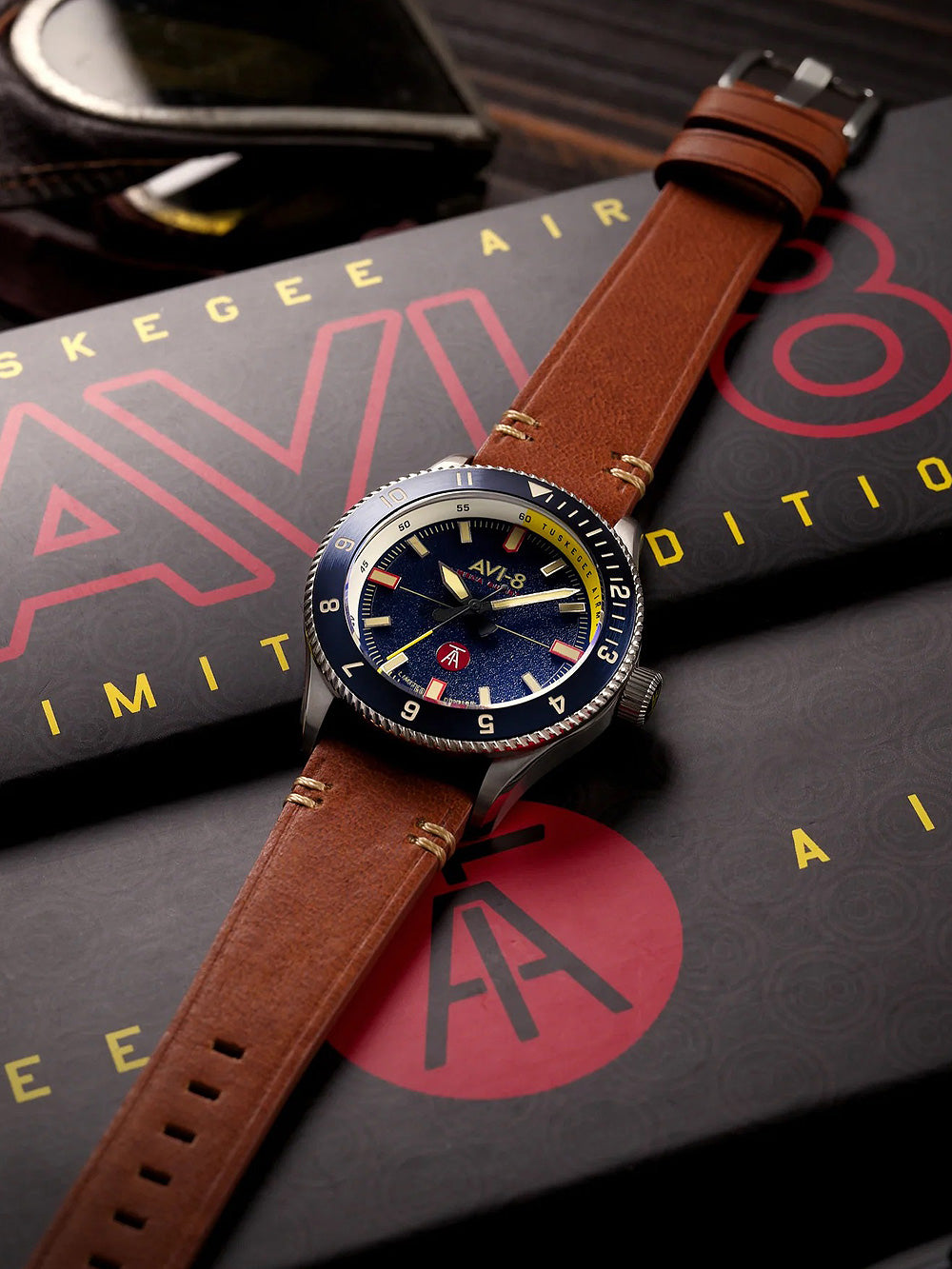 AVI-8 AV-4103-02 Tuskegee Airmen Limited Edition men's watch 40mm 5ATM