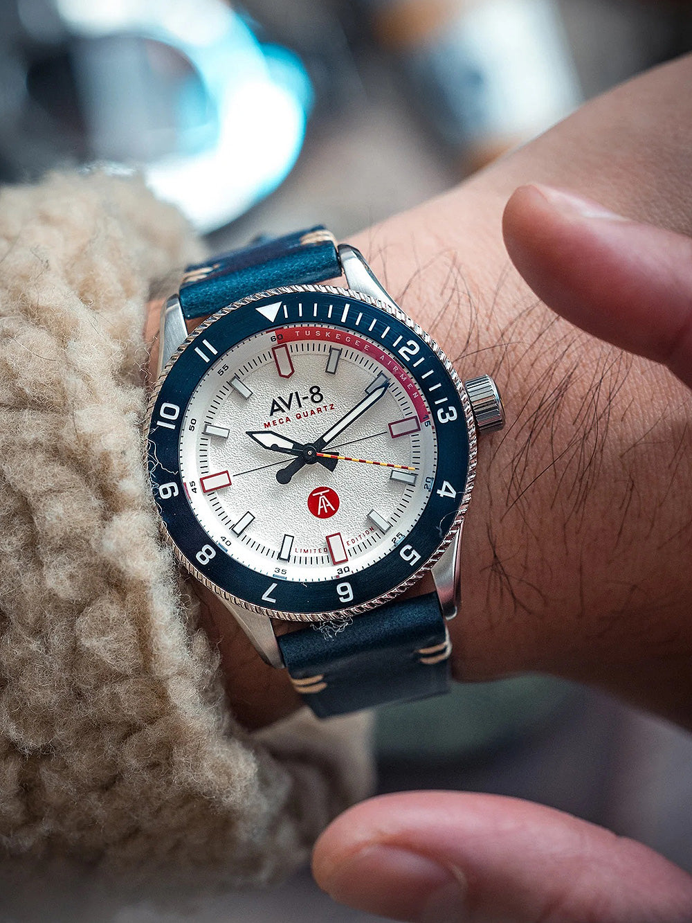 AVI-8 AV-4103-03 Tuskegee Airmen Limited Edition men's watch 40mm 5ATM