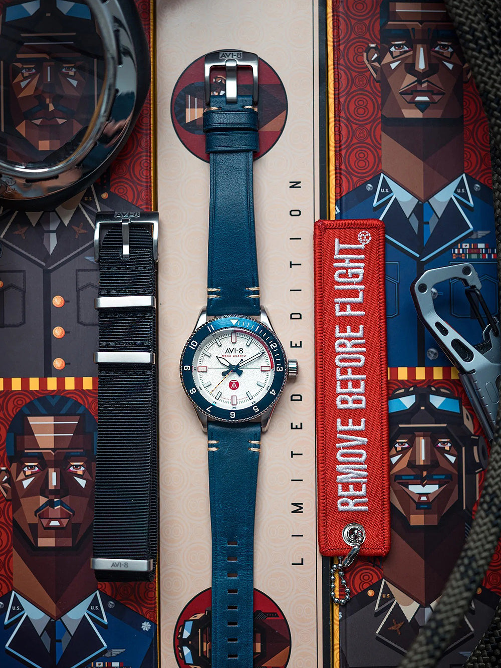 AVI-8 AV-4103-03 Tuskegee Airmen Limited Edition men's watch 40mm 5ATM