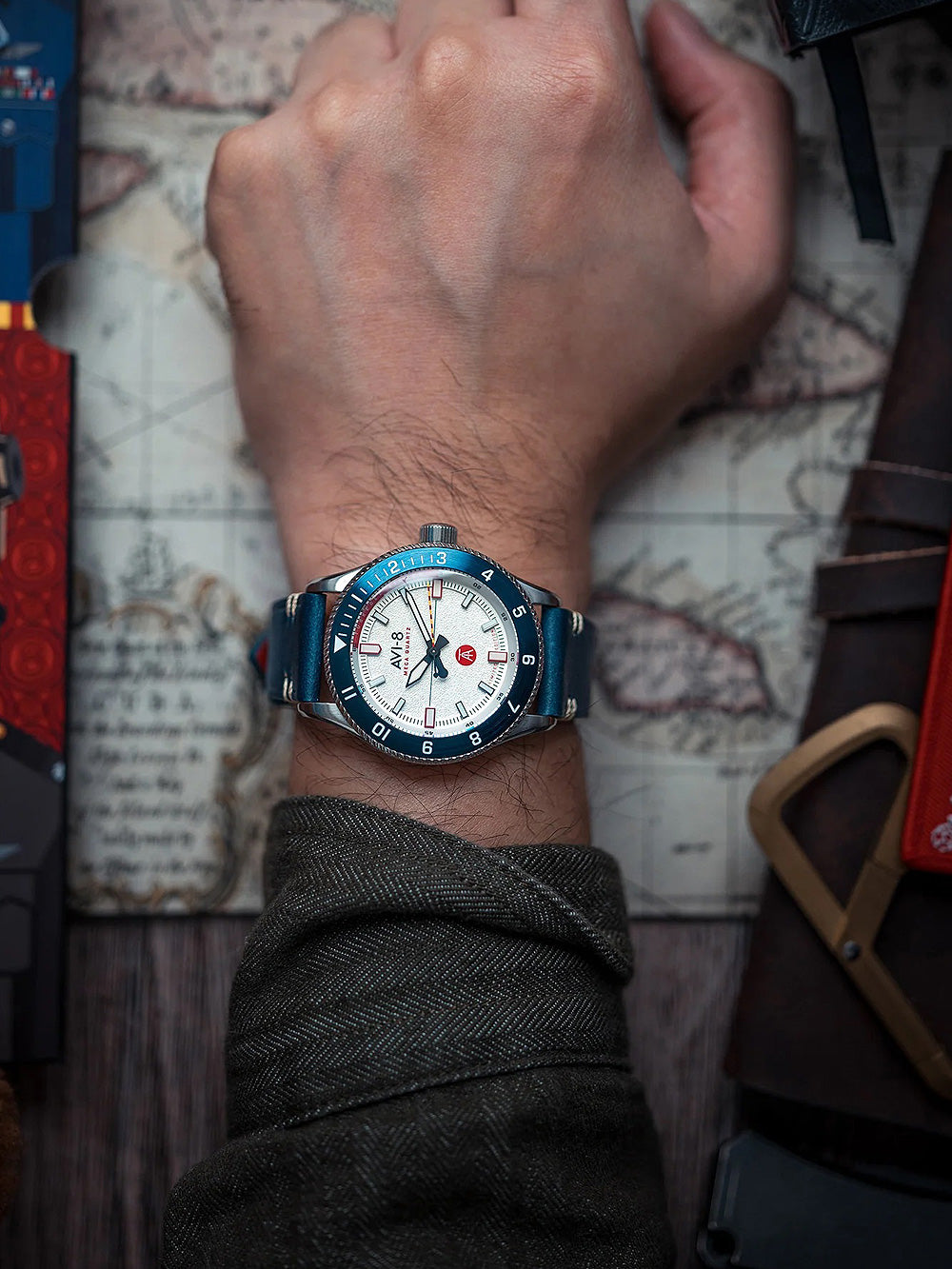 AVI-8 AV-4103-03 Tuskegee Airmen Limited Edition men's watch 40mm 5ATM