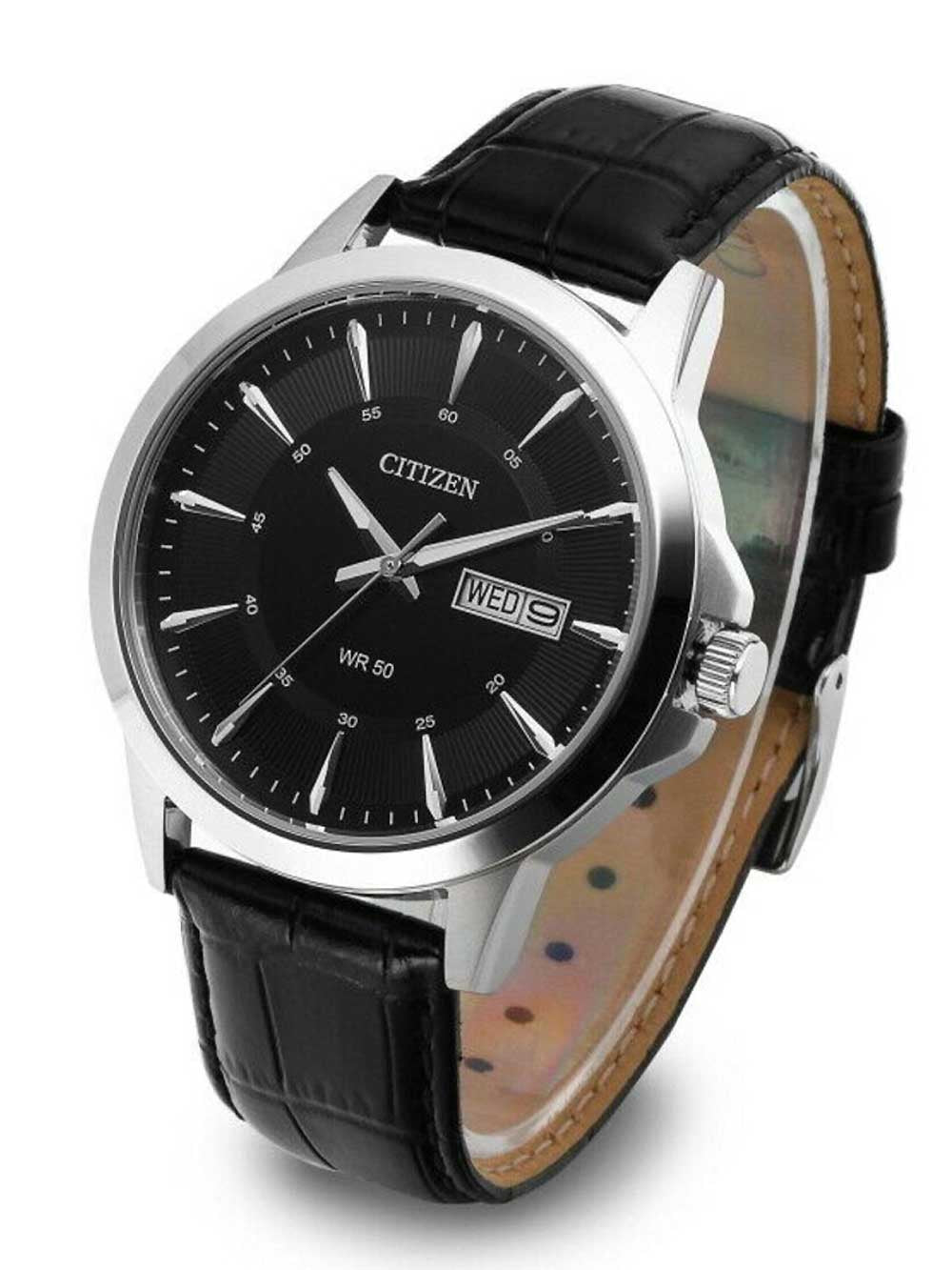 Citizen BF2011-01E quartz day-date men's watch 41mm 5ATM