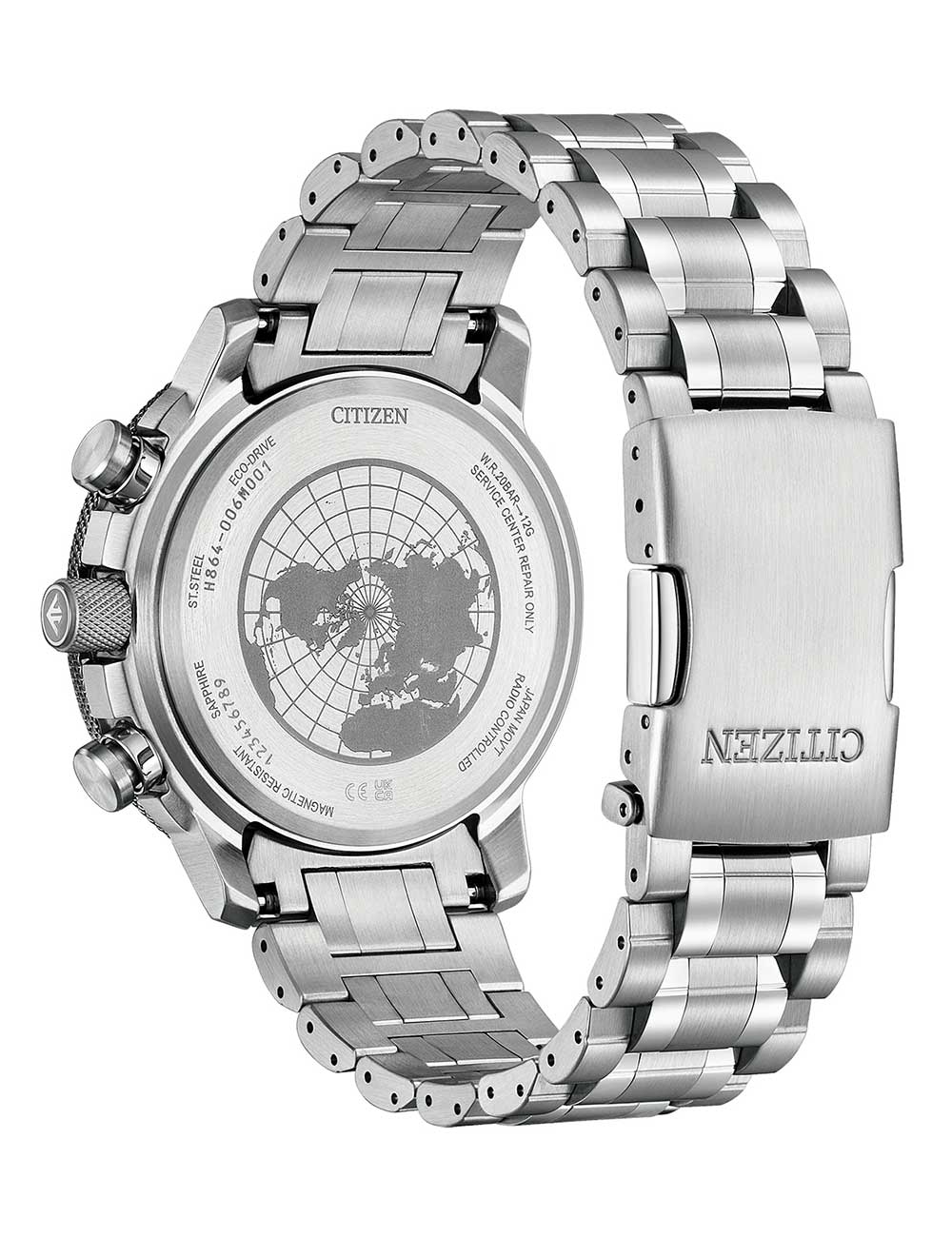 Citizen BY3006-53E men's watch Promaster Sky Geo Trekker Eco-Drive 46mm 20ATM