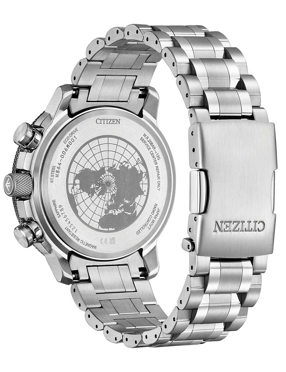Citizen BY3006-53H men's watch Promaster Sky Geo Trekker Eco-Drive 46mm 20ATM