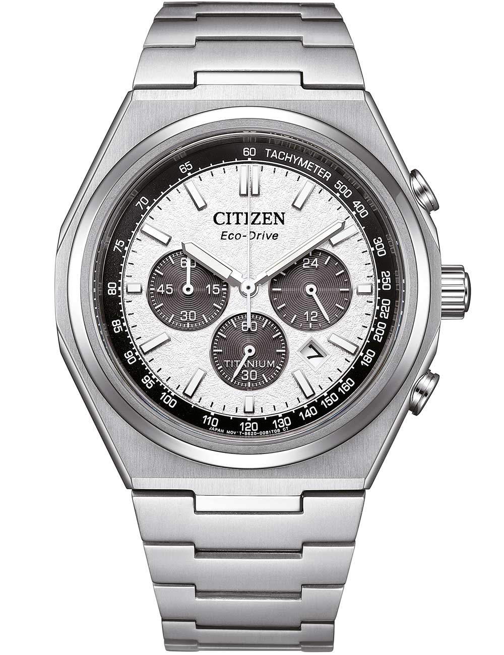 Citizen CA4610-85A men's watch Eco-Drive Super Titanium Chronograph 43mm 10ATM