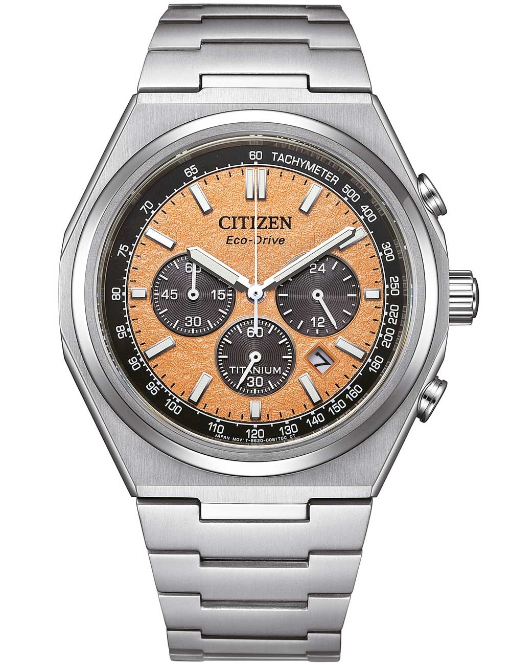 Citizen CA4610-85Z men's watch Eco-Drive Super Titanium Chronograph 43mm 10ATM