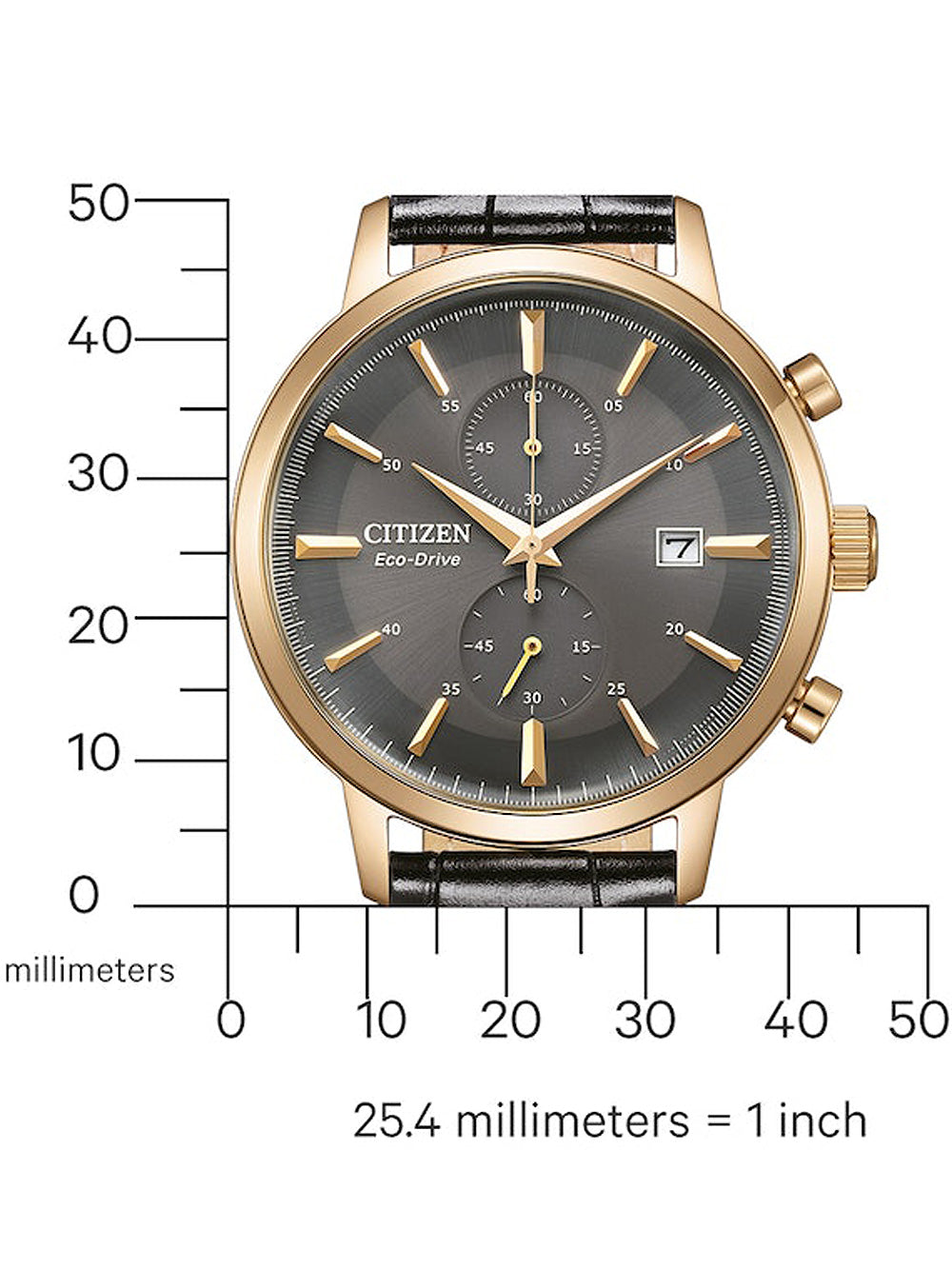 Citizen CA7067-11H Eco-Drive Chronograph men's watch 42mm 5ATM