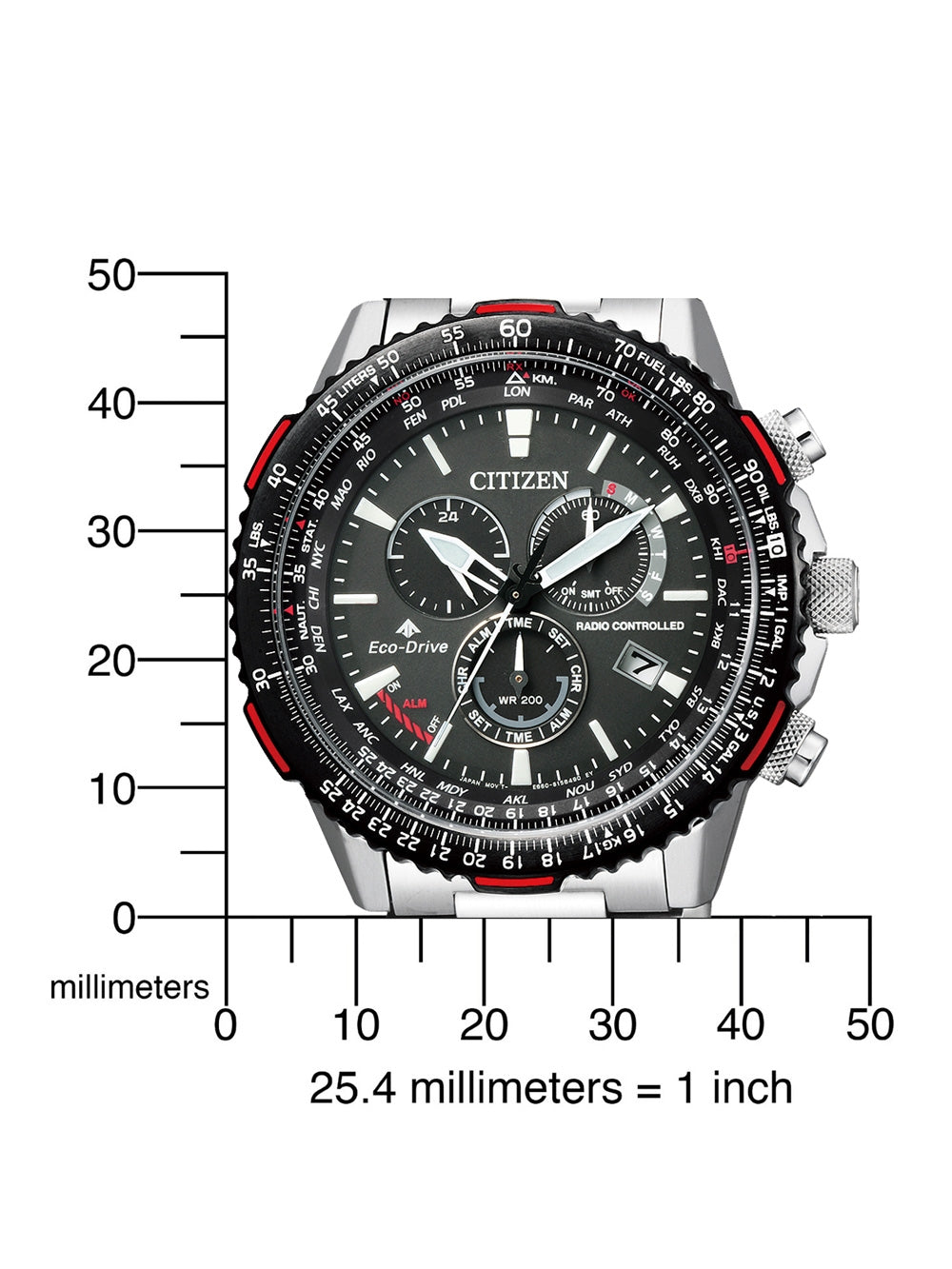 Citizen CB5001-57E Promaster men's watch 45mm 20 ATM