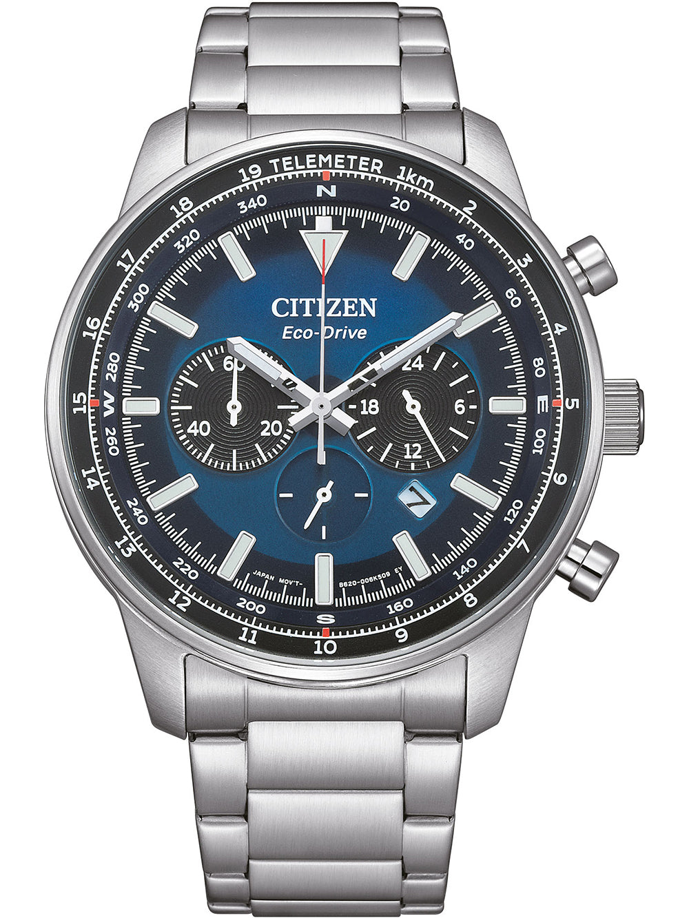 Citizen CA4500-91L men's watch Eco-Drive Chronograph 44mm 10ATM