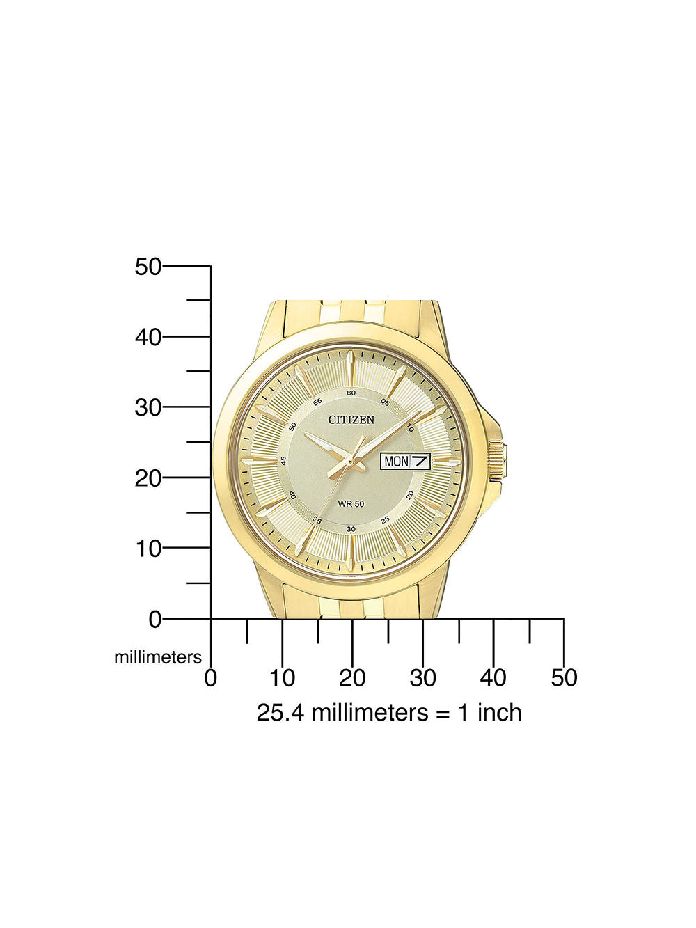 Citizen BF2013-56P Quartz men's watch 41mm 5ATM