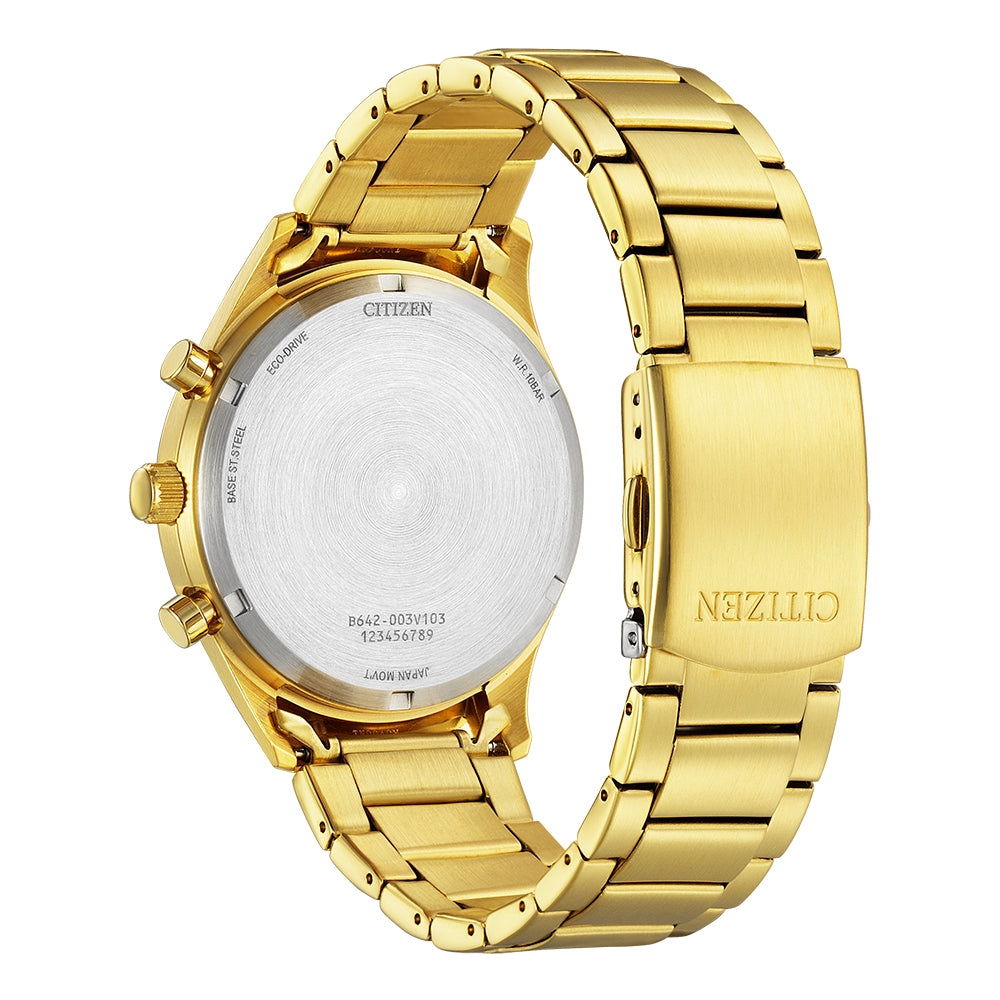 Citizen CA7022-87E Eco-Drive Chronograph men's watch 43mm 10ATM