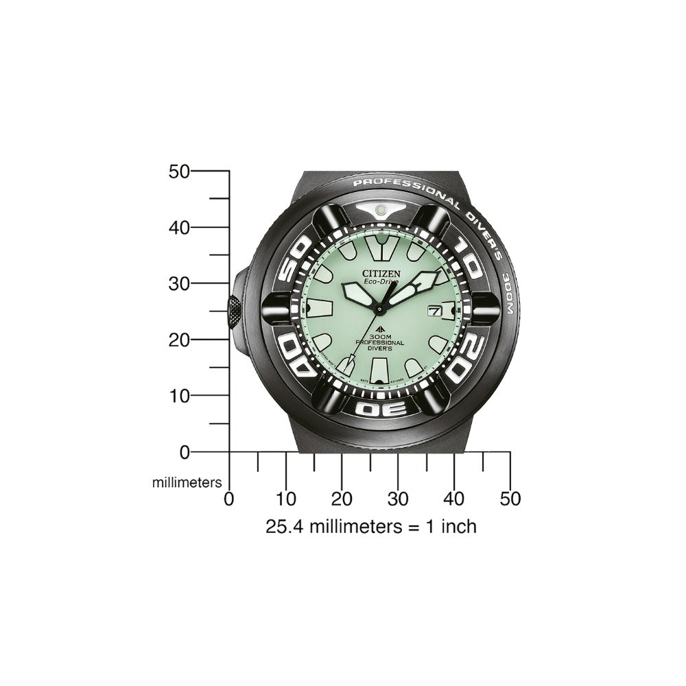 Citizen BJ8055-04X men's watch Eco-Drive Professional Diver 48mm 30ATM