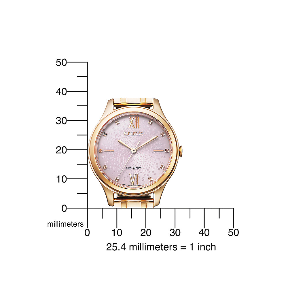 Citizen EM0503-75X Eco-Drive women's watch 30mm 5ATM