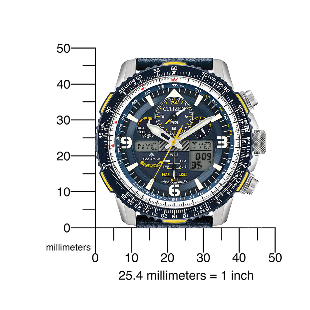 Citizen JY8078-01L ​​Promaster-Sky Blue Angels Radio-Controlled Eco-Drive 45mm 20ATM
