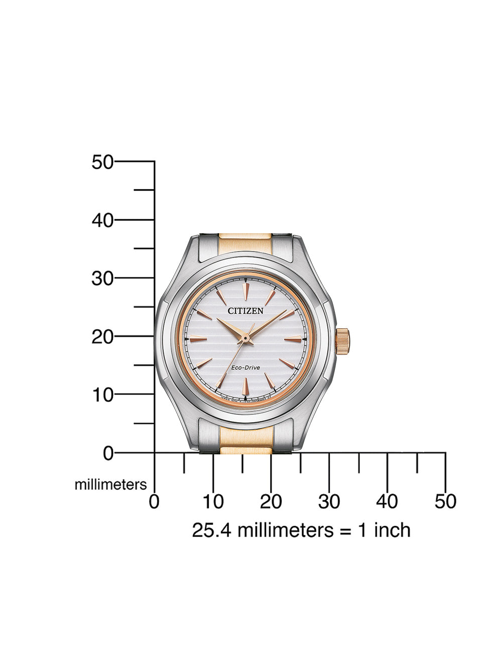 Citizen FE2116-85A Eco-Drive women's watch 31mm 10ATM
