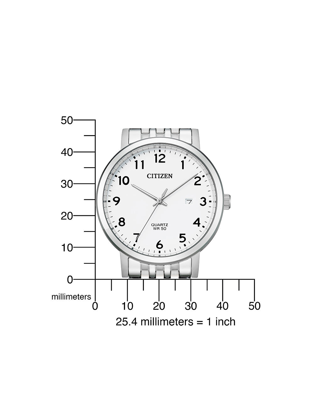 Citizen BI5070-57A men's watch quartz 41mm 5ATM