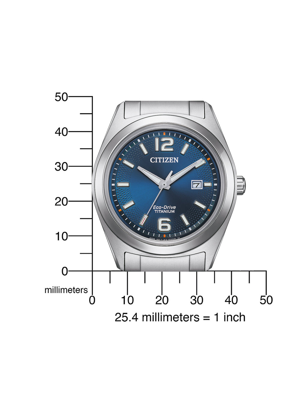 Citizen AW1641-81L Eco-Drive Titanium men's watch 41mm 5ATM