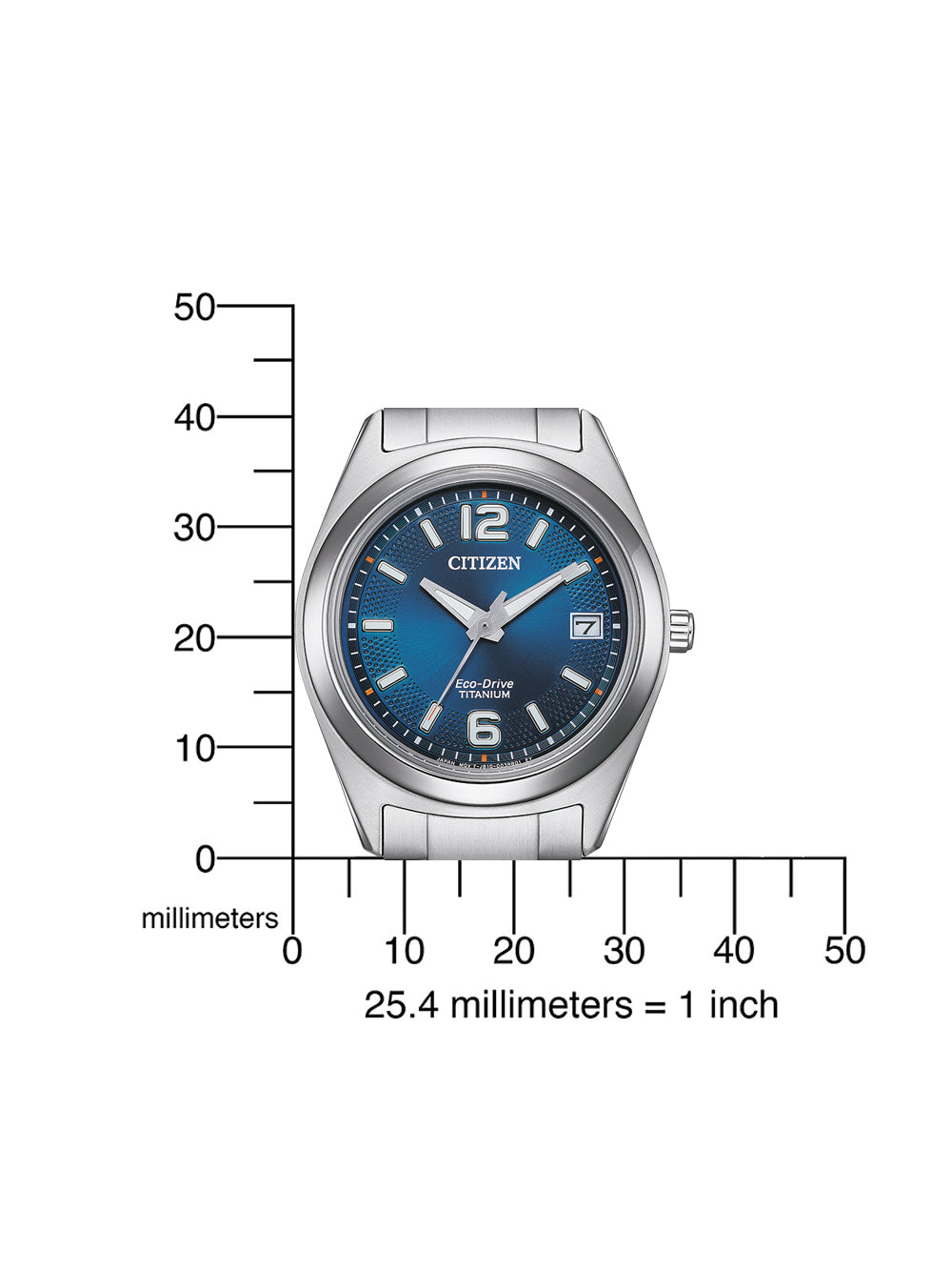 Citizen FE6151-82L Eco-Drive Titanium women's watch 34mm 5ATM