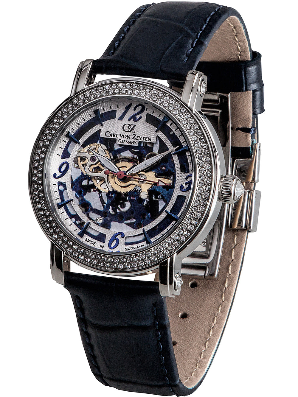 Carl von Zeyten CVZ0061BL Wolfach Automatic women's watch 40mm 5ATM