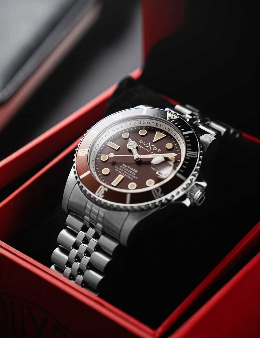 Duxot DX-2057-99 men's watch Atlantica Automatic Diver 42mm 20ATM