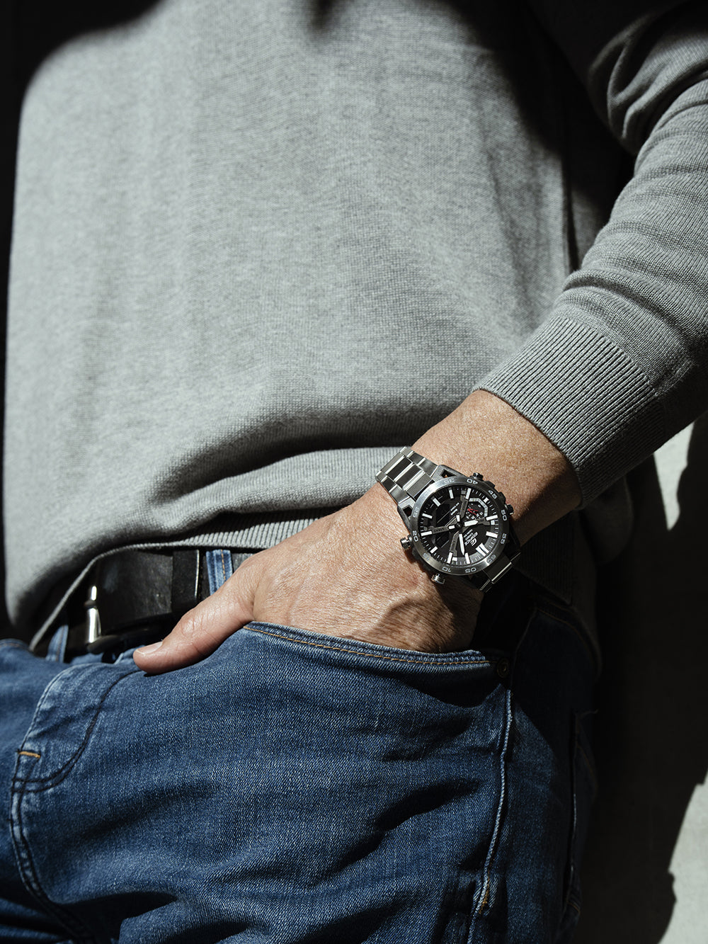 Casio ECB-2000D-1AEF Edifice Solar men's watch 48mm 10ATM