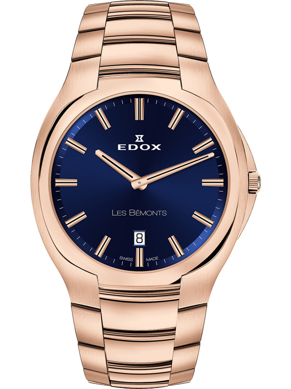 Edox 56003-37R-BUIR Les Bemonts men's watch 40mm 3ATM