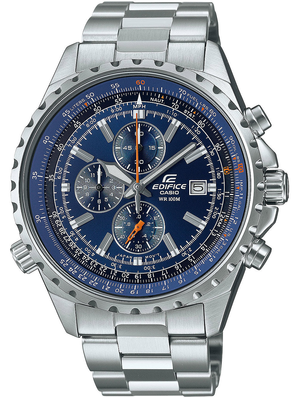 Casio EF-527D-2AVUEF Edifice men's watch 44mm 10ATM