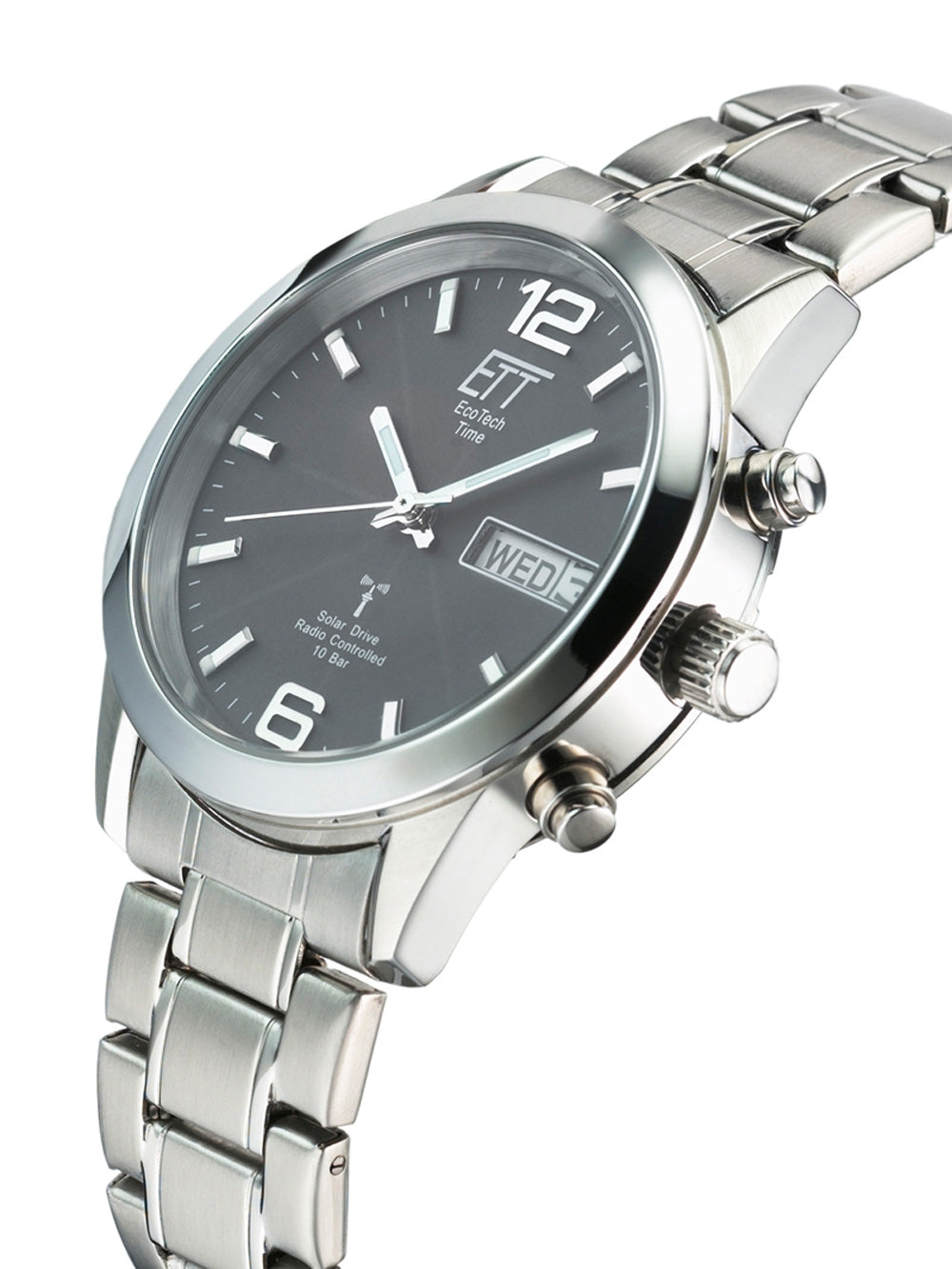ETT EGS-11247-22M Solar Drive Radio Controlled Gobi Men's Watch 40mm 10ATM