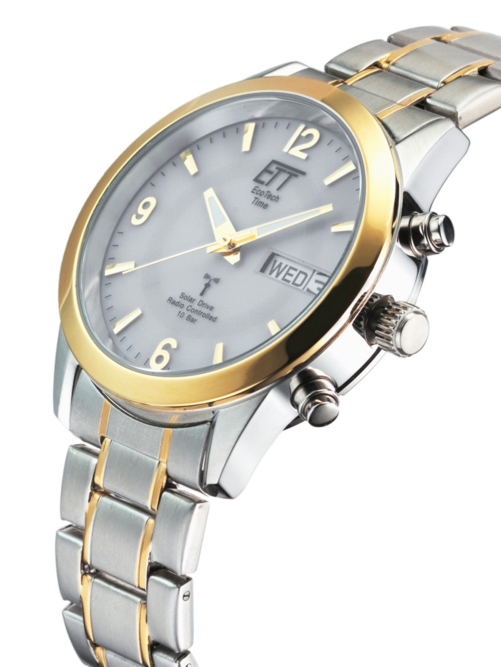 ETT EGS-11253-12M Solar Drive Radio Controlled Gobi Men's Watch 40mm 10ATM