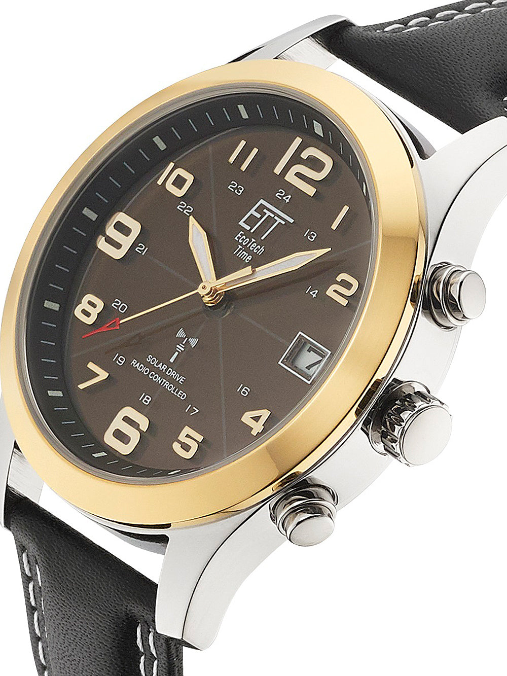 ETT EGS-11486-32L Solar Drive radio controlled Gobi men's watch 41mm 5ATM