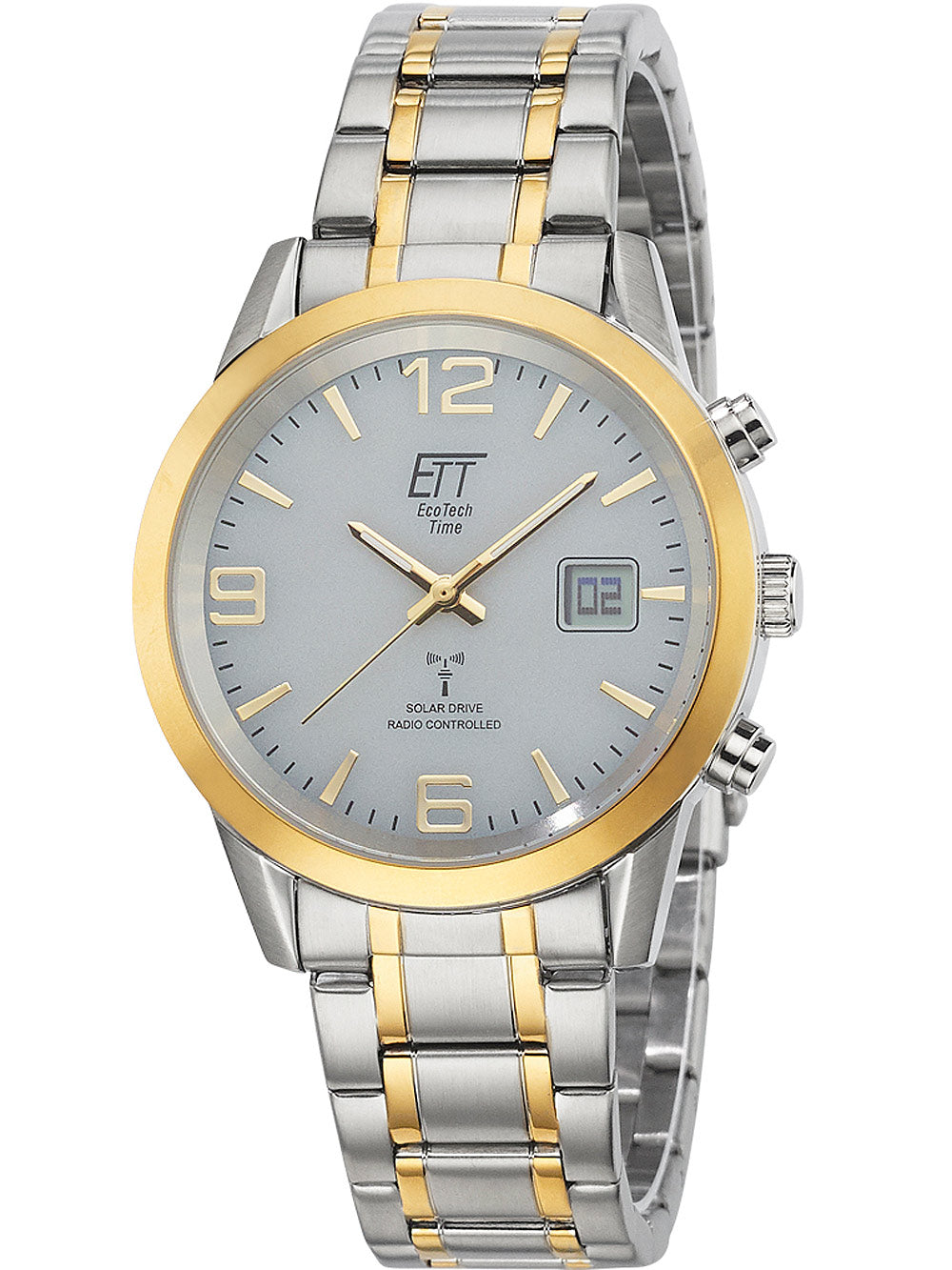ETT EGS-11501-42M solar drive radio controlled Basic men's watch 41mm 5ATM