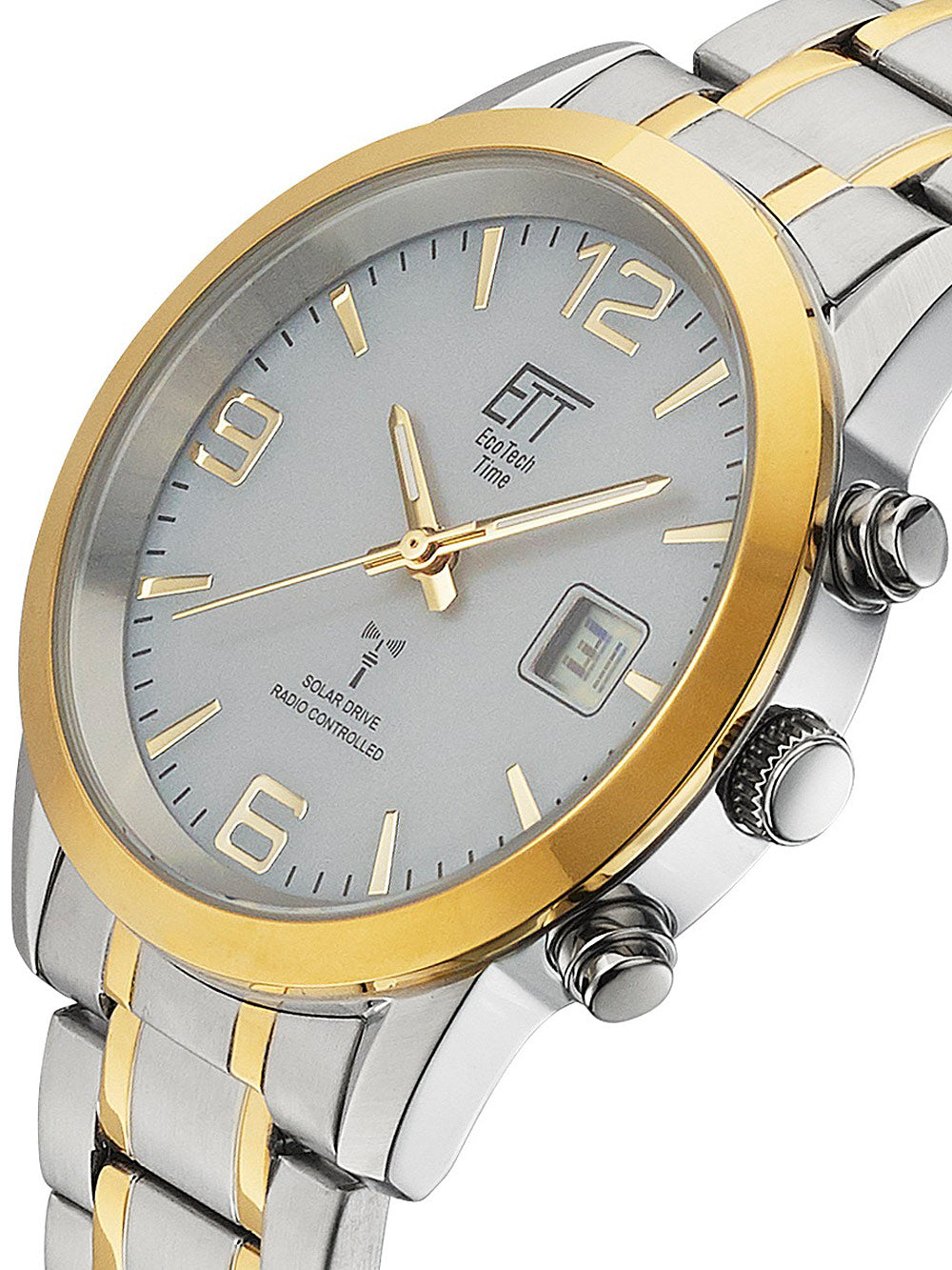 ETT EGS-11501-42M solar drive radio controlled Basic men's watch 41mm 5ATM