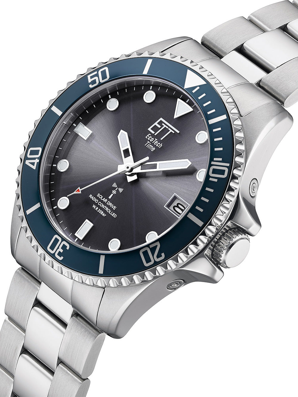 ETT EGS-11605-35M Professional Solar Radio Controlled Men's Watch 44mm 20ATM